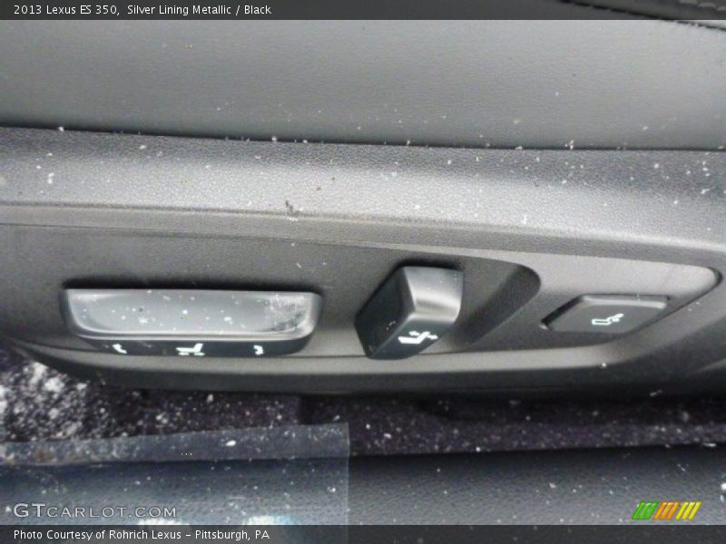 Silver Lining Metallic / Black 2013 Lexus ES 350