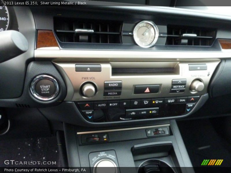 Silver Lining Metallic / Black 2013 Lexus ES 350