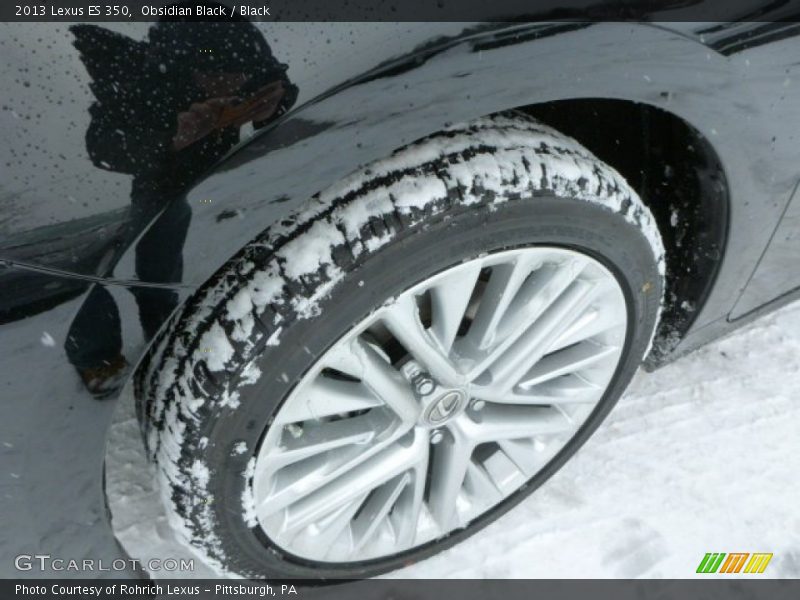 Obsidian Black / Black 2013 Lexus ES 350