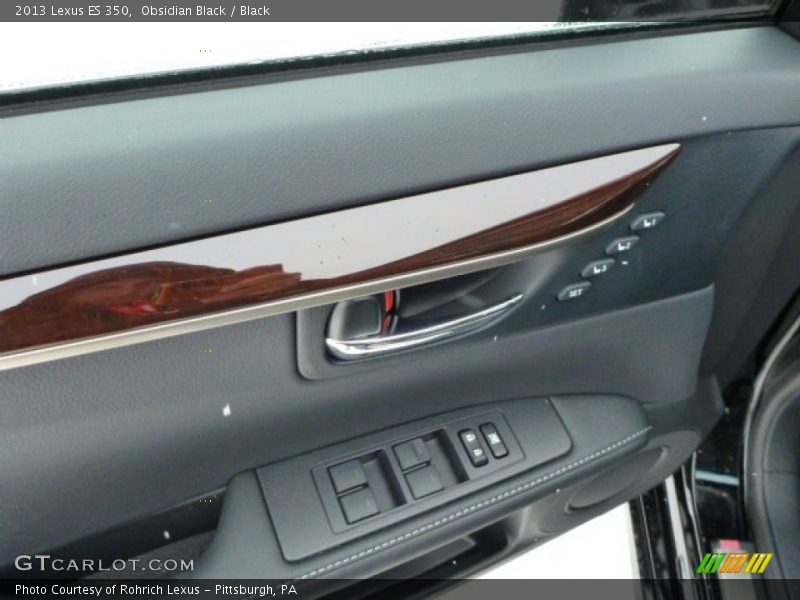 Obsidian Black / Black 2013 Lexus ES 350
