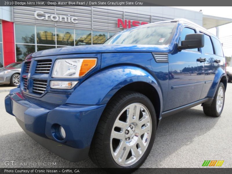 Deep Water Blue Pearl / Dark Slate Gray/Light Slate Gray 2010 Dodge Nitro Heat