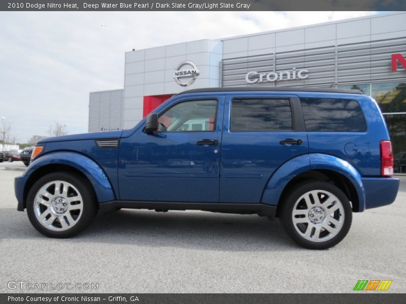 Deep Water Blue Pearl / Dark Slate Gray/Light Slate Gray 2010 Dodge Nitro Heat