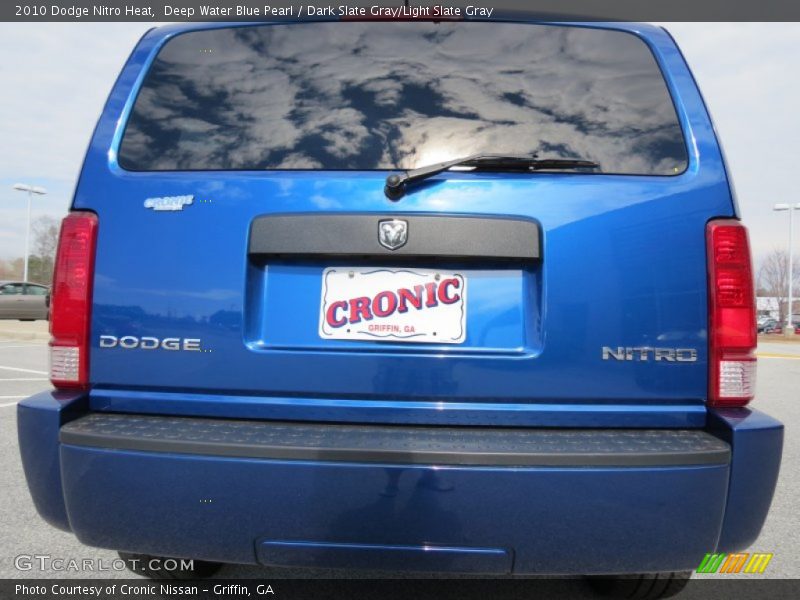 Deep Water Blue Pearl / Dark Slate Gray/Light Slate Gray 2010 Dodge Nitro Heat
