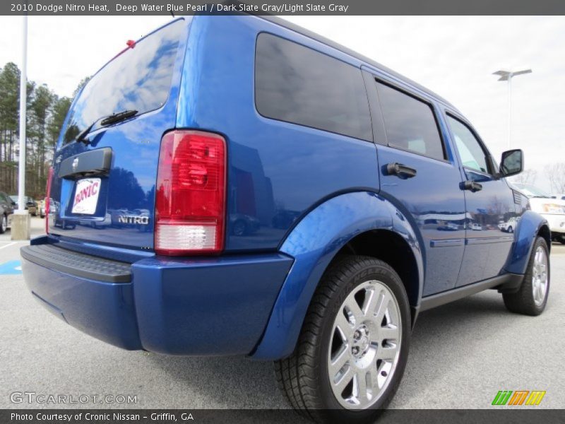 Deep Water Blue Pearl / Dark Slate Gray/Light Slate Gray 2010 Dodge Nitro Heat