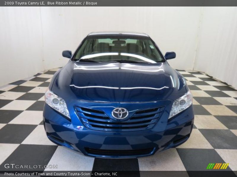 Blue Ribbon Metallic / Bisque 2009 Toyota Camry LE