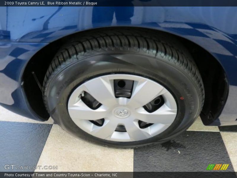 Blue Ribbon Metallic / Bisque 2009 Toyota Camry LE