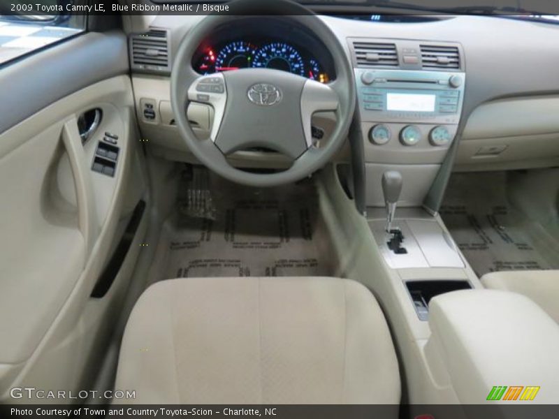 Blue Ribbon Metallic / Bisque 2009 Toyota Camry LE