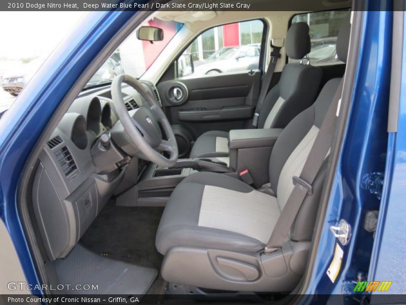 Deep Water Blue Pearl / Dark Slate Gray/Light Slate Gray 2010 Dodge Nitro Heat