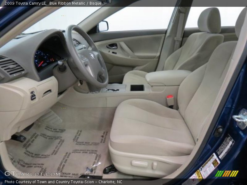 Blue Ribbon Metallic / Bisque 2009 Toyota Camry LE