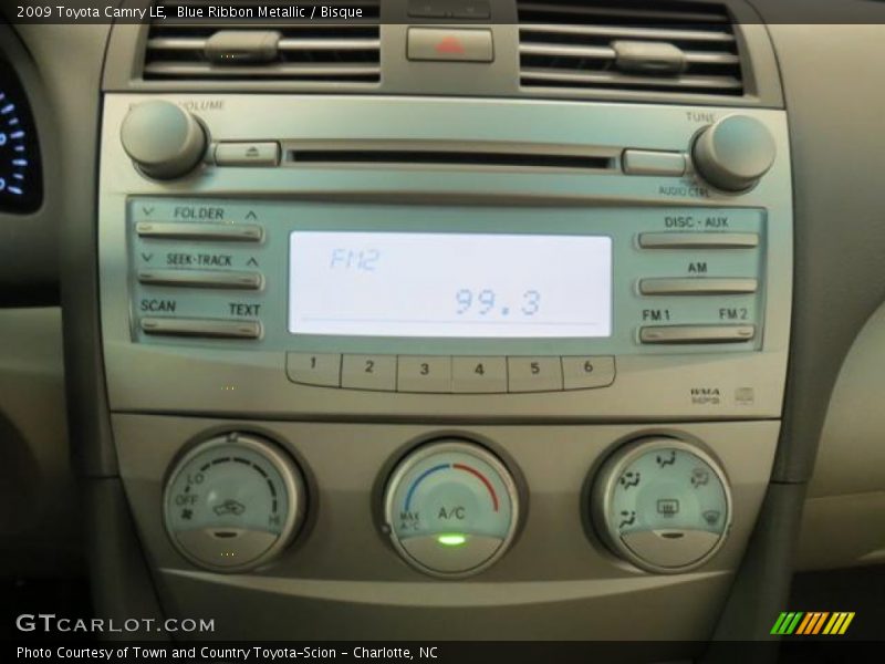 Blue Ribbon Metallic / Bisque 2009 Toyota Camry LE