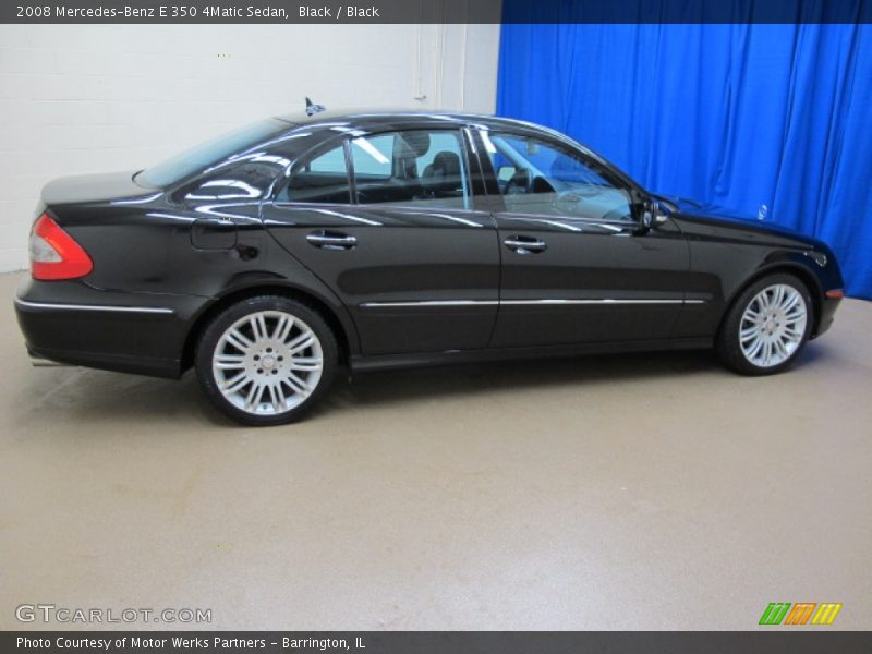 Black / Black 2008 Mercedes-Benz E 350 4Matic Sedan