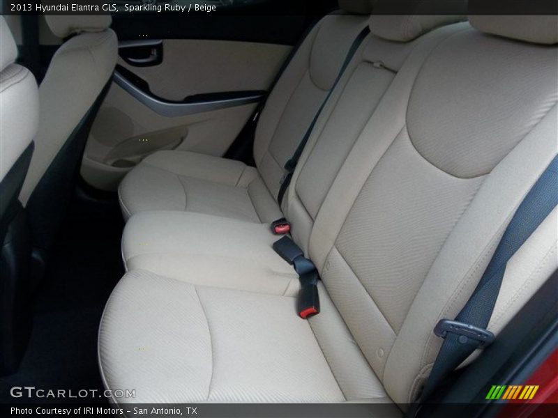Sparkling Ruby / Beige 2013 Hyundai Elantra GLS