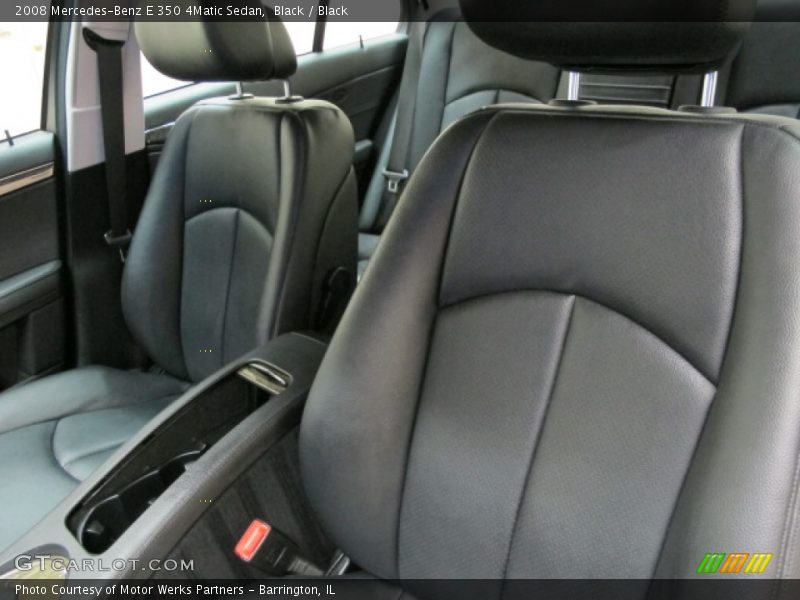 Black / Black 2008 Mercedes-Benz E 350 4Matic Sedan