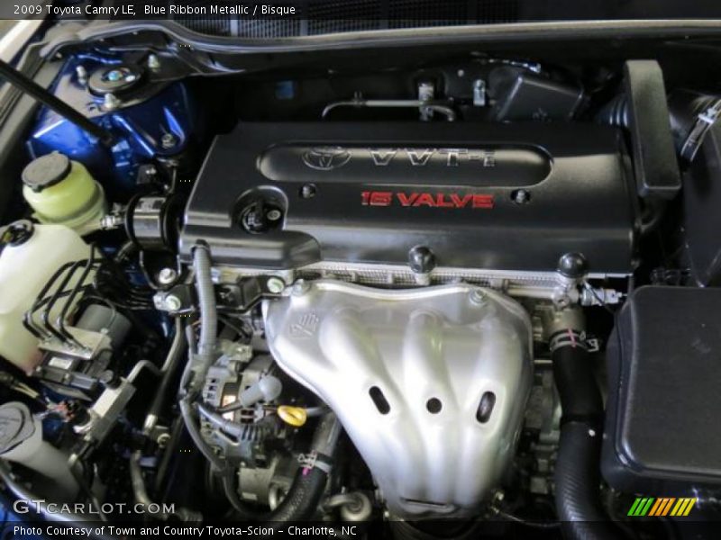 Blue Ribbon Metallic / Bisque 2009 Toyota Camry LE