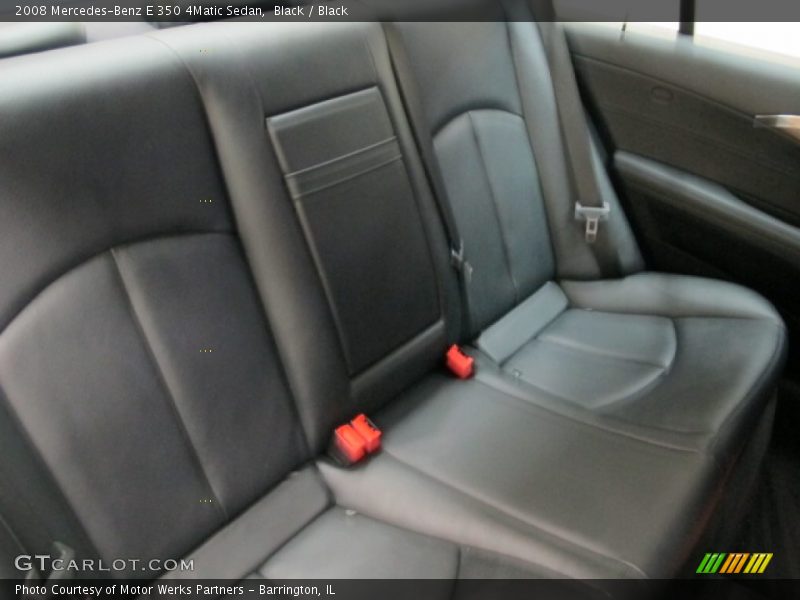 Black / Black 2008 Mercedes-Benz E 350 4Matic Sedan