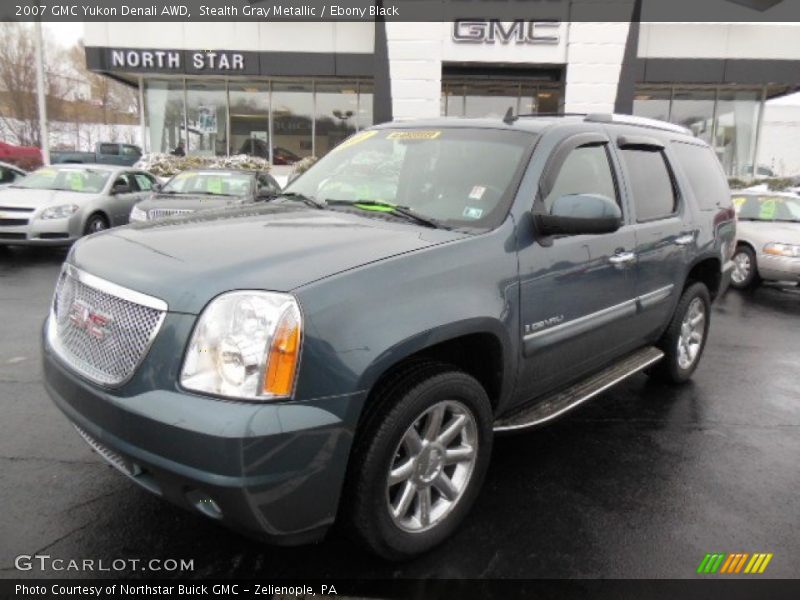 Stealth Gray Metallic / Ebony Black 2007 GMC Yukon Denali AWD