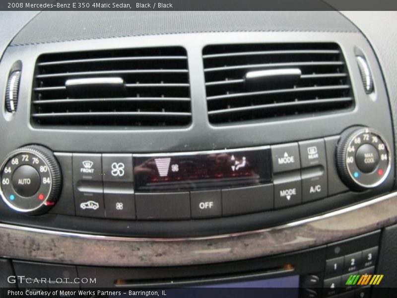 Black / Black 2008 Mercedes-Benz E 350 4Matic Sedan