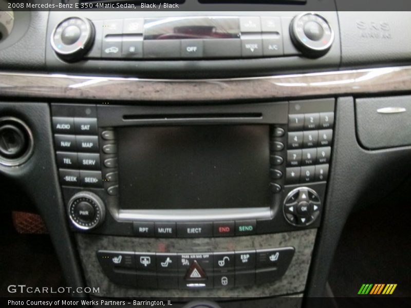 Black / Black 2008 Mercedes-Benz E 350 4Matic Sedan