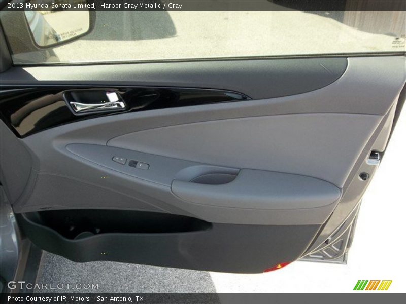 Harbor Gray Metallic / Gray 2013 Hyundai Sonata Limited