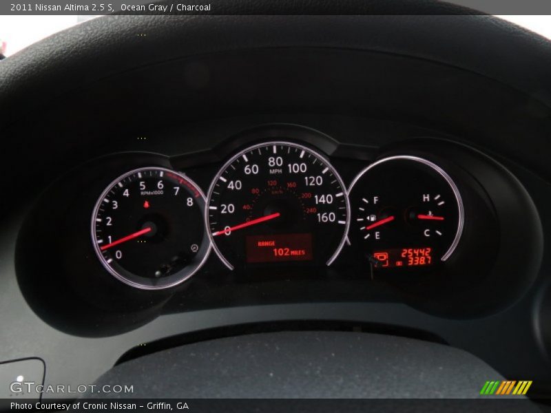 Ocean Gray / Charcoal 2011 Nissan Altima 2.5 S