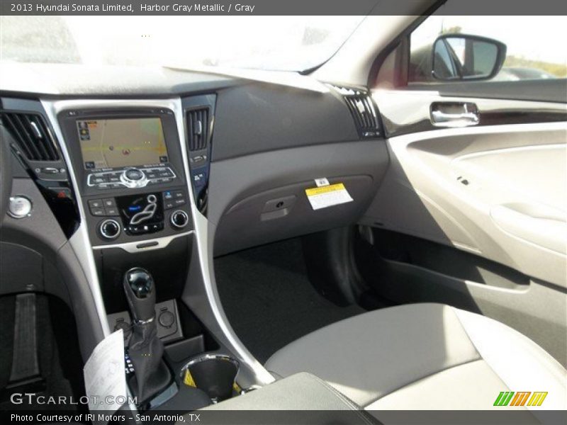 Harbor Gray Metallic / Gray 2013 Hyundai Sonata Limited