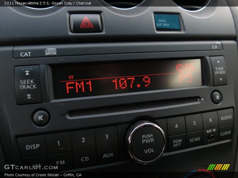 Ocean Gray / Charcoal 2011 Nissan Altima 2.5 S