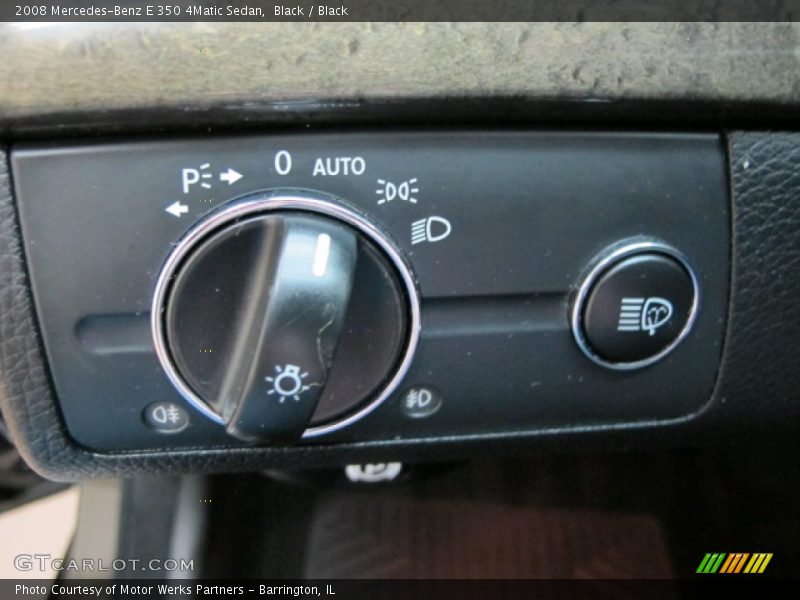 Black / Black 2008 Mercedes-Benz E 350 4Matic Sedan