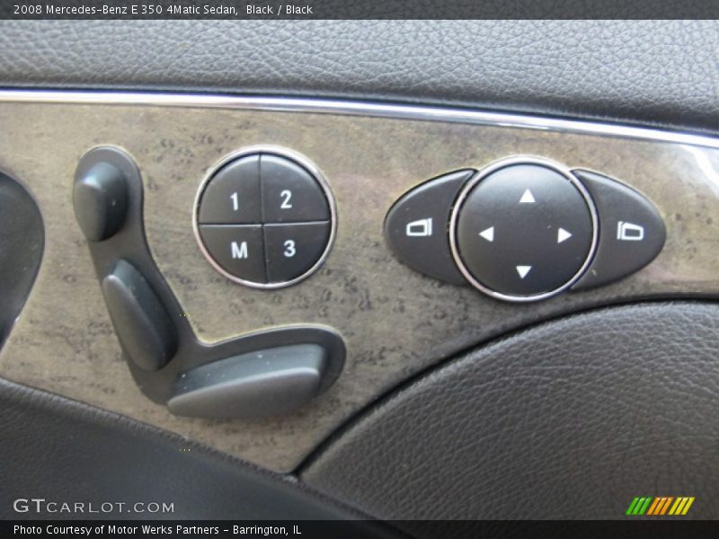 Black / Black 2008 Mercedes-Benz E 350 4Matic Sedan
