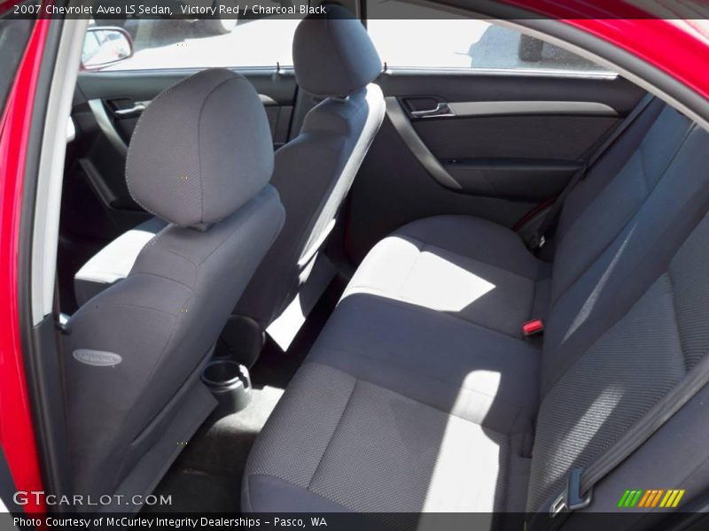 Victory Red / Charcoal Black 2007 Chevrolet Aveo LS Sedan