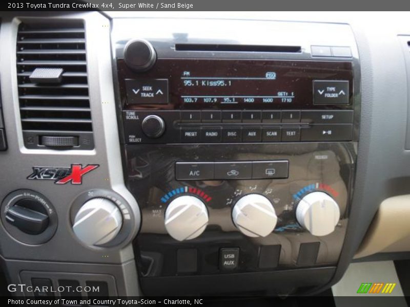 Super White / Sand Beige 2013 Toyota Tundra CrewMax 4x4