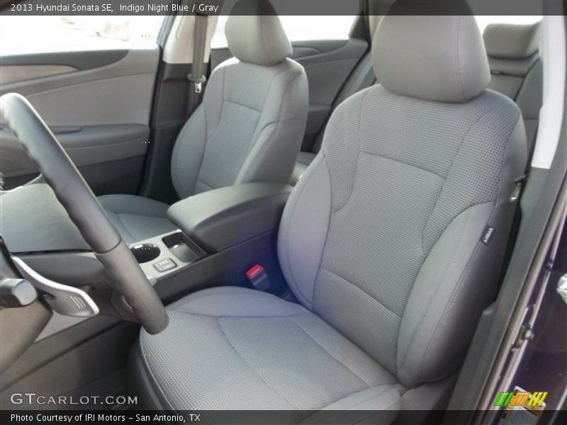 Indigo Night Blue / Gray 2013 Hyundai Sonata SE