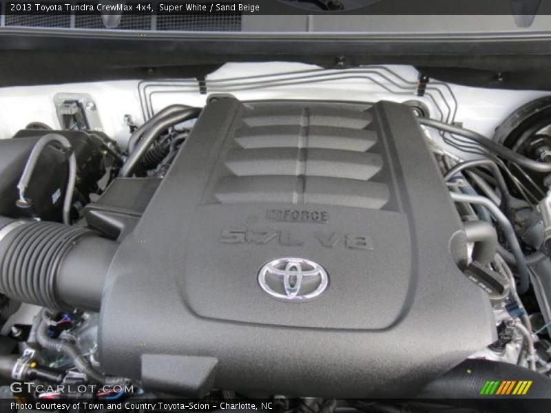 Super White / Sand Beige 2013 Toyota Tundra CrewMax 4x4