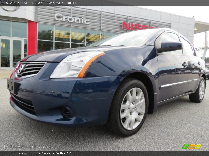 Blue Onyx / Charcoal 2012 Nissan Sentra 2.0 S