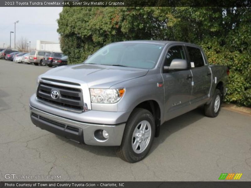 Silver Sky Metallic / Graphite 2013 Toyota Tundra CrewMax 4x4