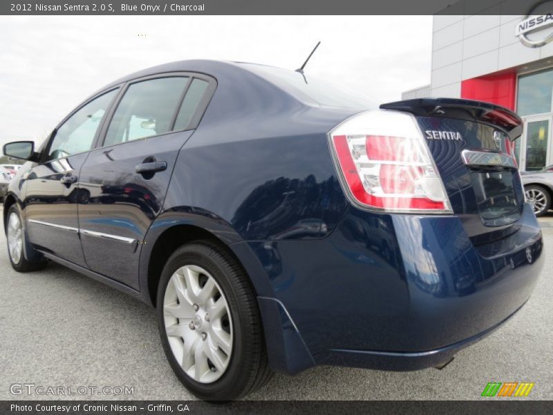 Blue Onyx / Charcoal 2012 Nissan Sentra 2.0 S
