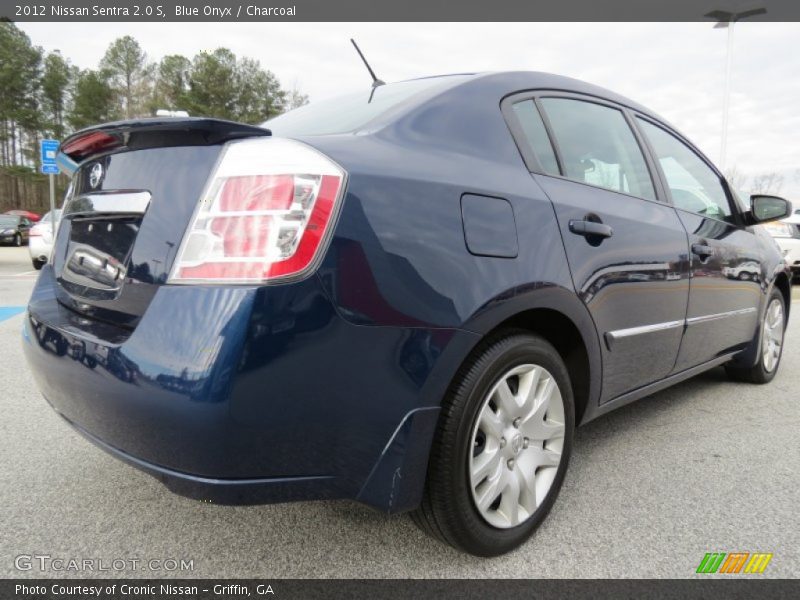 Blue Onyx / Charcoal 2012 Nissan Sentra 2.0 S