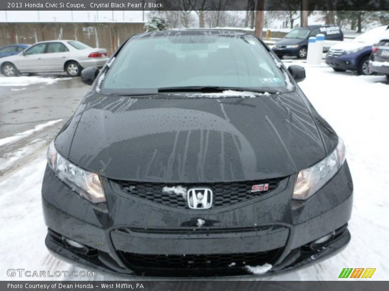 Crystal Black Pearl / Black 2013 Honda Civic Si Coupe