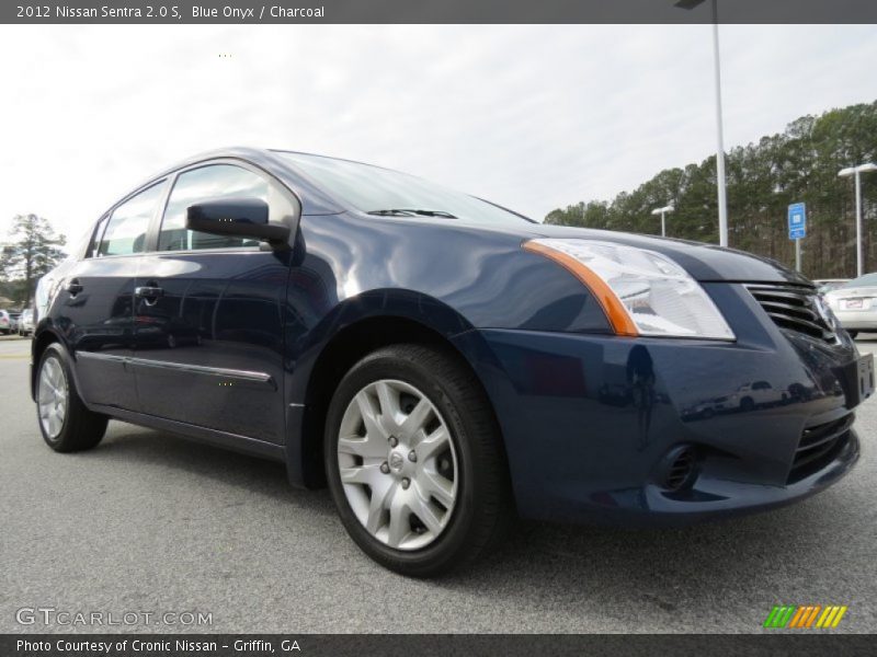 Blue Onyx / Charcoal 2012 Nissan Sentra 2.0 S