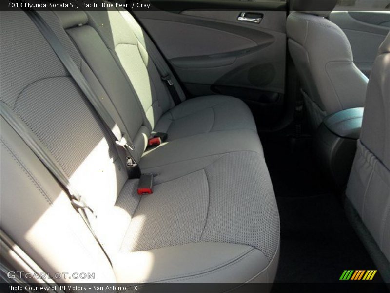 Pacific Blue Pearl / Gray 2013 Hyundai Sonata SE