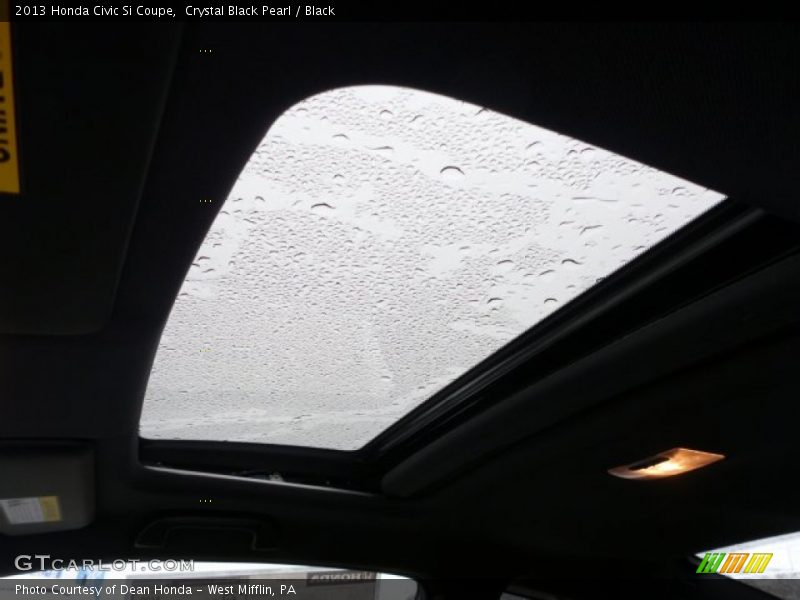 Sunroof of 2013 Civic Si Coupe