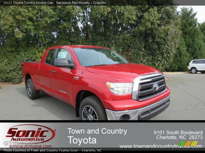 Barcelona Red Metallic / Graphite 2013 Toyota Tundra Double Cab