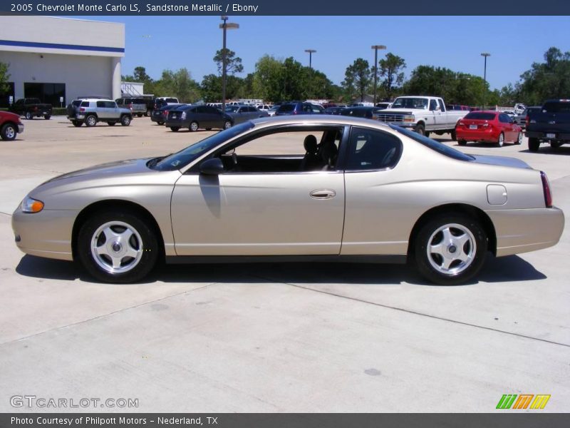 Sandstone Metallic / Ebony 2005 Chevrolet Monte Carlo LS