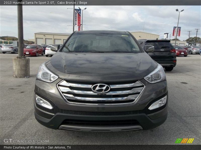 Cabo Bronze / Beige 2013 Hyundai Santa Fe Sport 2.0T