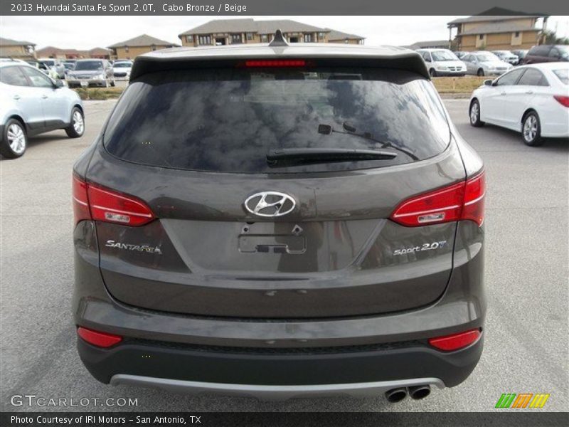Cabo Bronze / Beige 2013 Hyundai Santa Fe Sport 2.0T