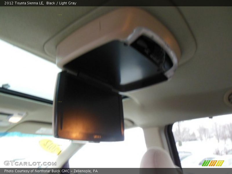Black / Light Gray 2012 Toyota Sienna LE