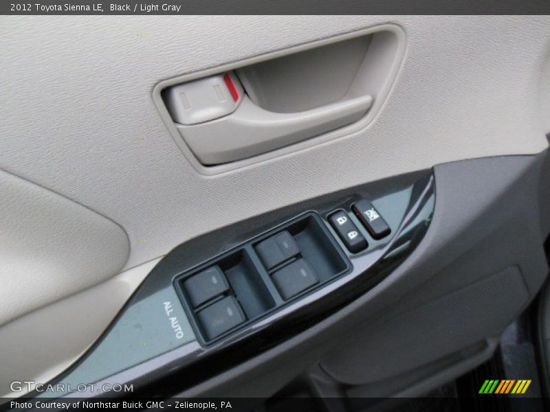 Black / Light Gray 2012 Toyota Sienna LE