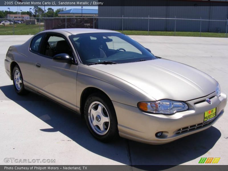 Sandstone Metallic / Ebony 2005 Chevrolet Monte Carlo LS