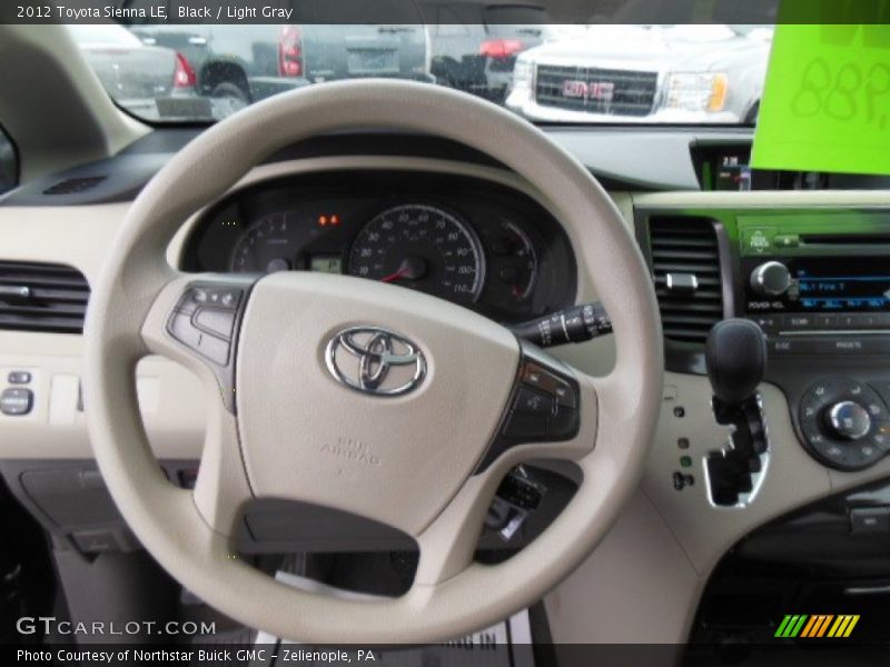  2012 Sienna LE Steering Wheel