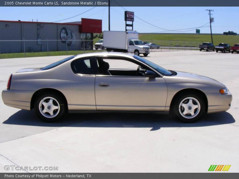 Sandstone Metallic / Ebony 2005 Chevrolet Monte Carlo LS