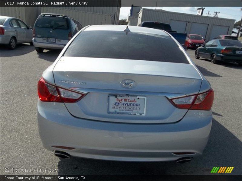Radiant Silver / Gray 2013 Hyundai Sonata SE